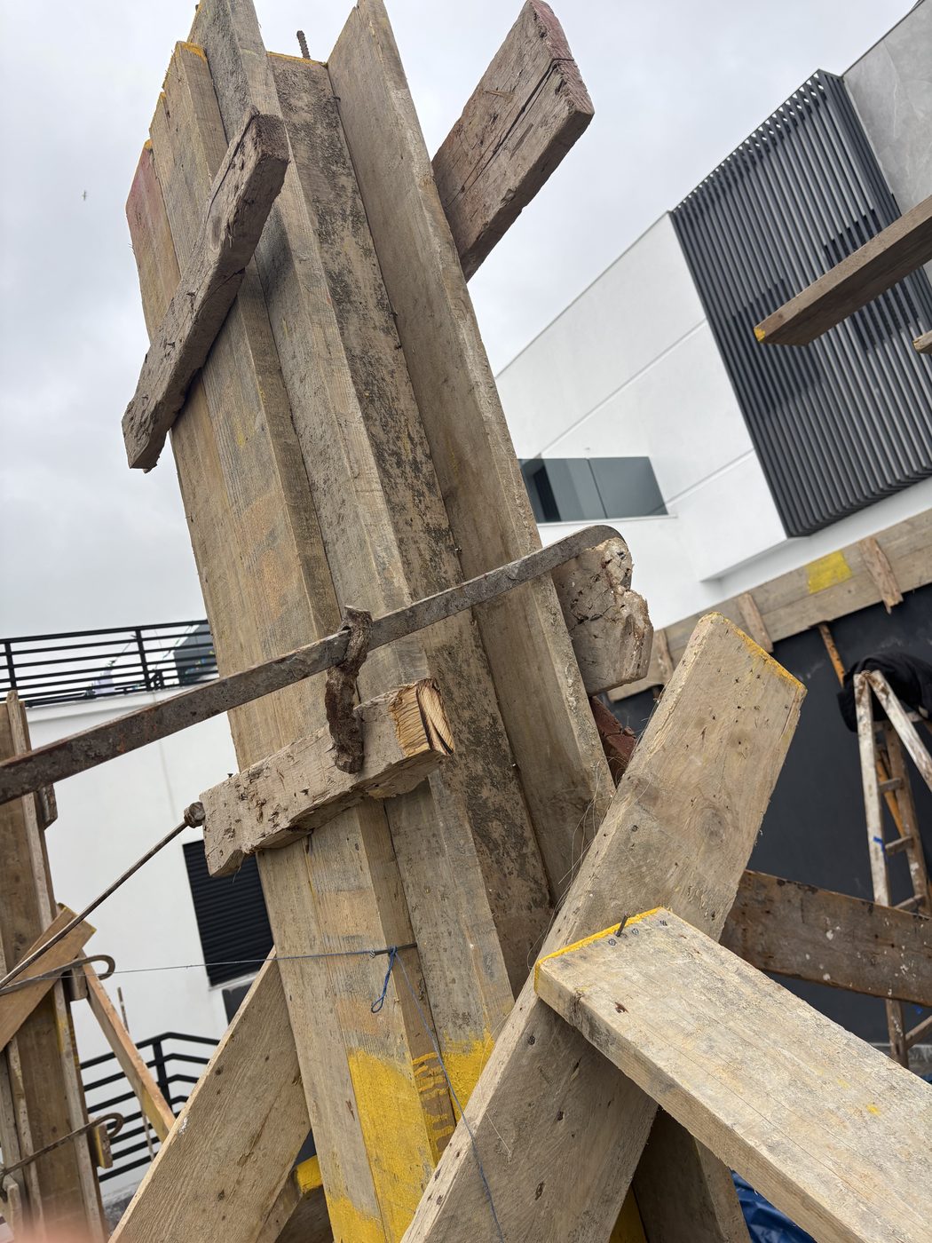 Extension Villa Mohammedia  -  Coffrage ouvrage annexe